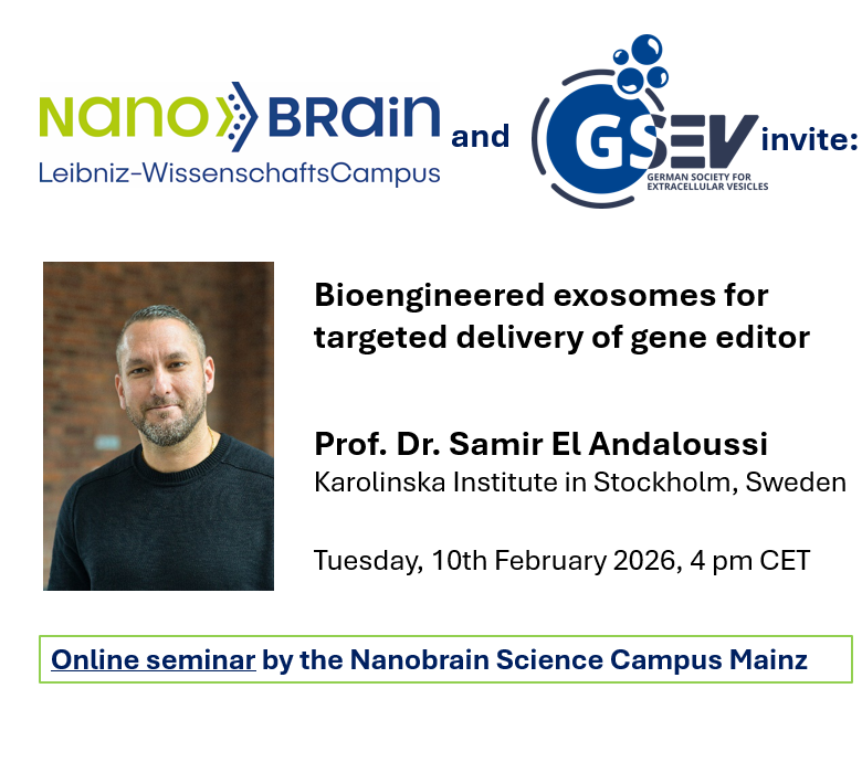 Online seminar by the Nanobrain Science Campus Mainz